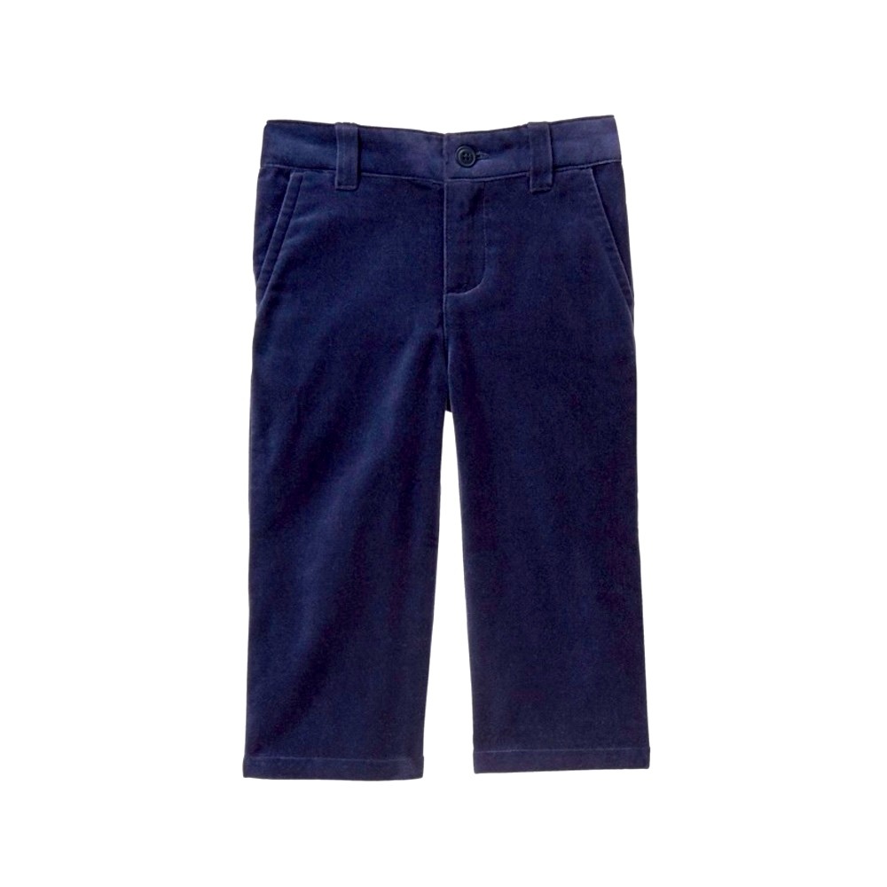 Janie and Jack Blue velvet pant
